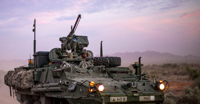 Trump Sending 3,000 More Troops, Armored Strykers to Southern Border