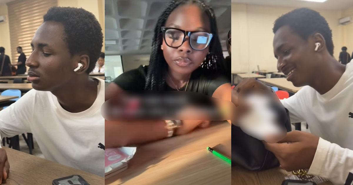 “We guys need this education” – Lady shares her male friend’s fascinating reaction to seeing a sanitary pad for the first time (WATCH)